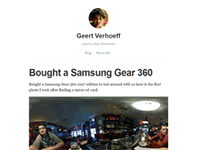 Tablet Screenshot of geertverhoeff.com